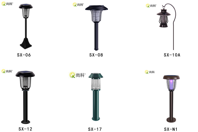 別墅庭院花園滅蚊方案：太陽能滅蚊燈